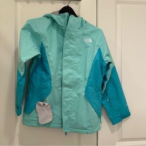 The North Face Kids' Teal Raincoat and jacket